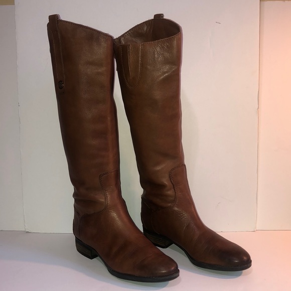 Sam🦅Edelman Penny Riding Boot Brown - Picture 2 of 16